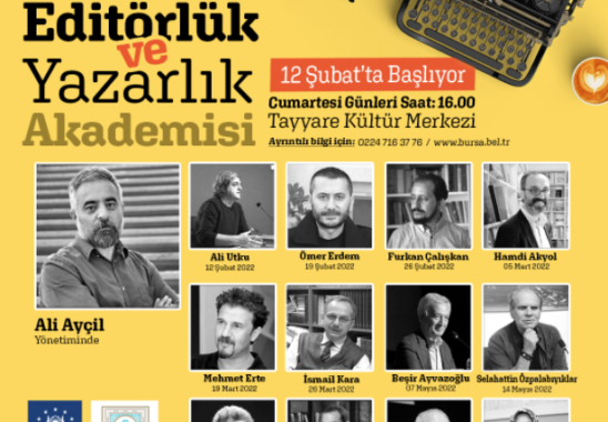 Bursa Editörlük ve Yazarlik Akademisi devam ediyor