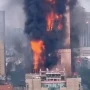 42 katlı bina cayır cayır yandı! Korkunç görüntüler Çin’den…